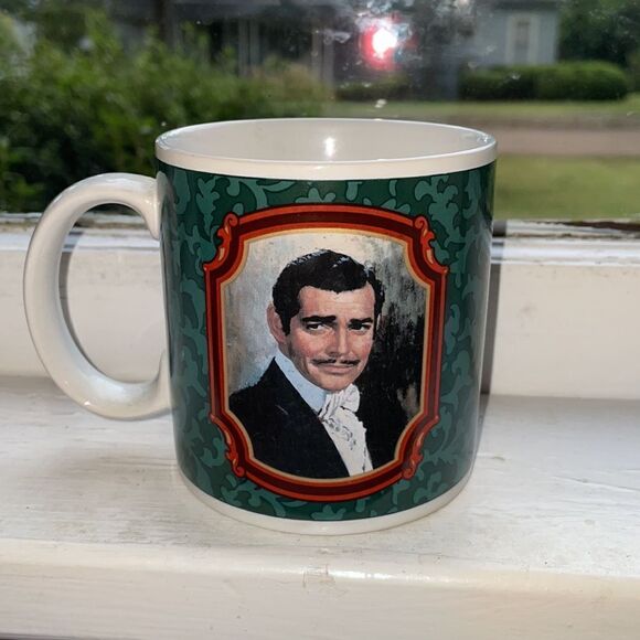 Vintage 1989 Gone With The Wind Rhett Butler/Clark Gable coffee cup/mug - Picture 2 of 4